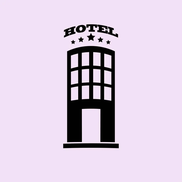 Hotel ploché ikony — Stockový vektor