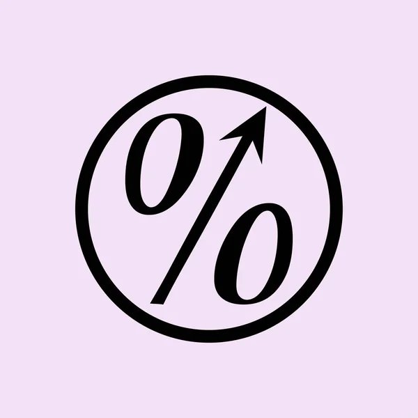 Porcentaje símbolo de venta — Archivo Imágenes Vectoriales