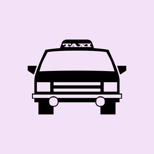 Taxi auto pictogram — Stockvector