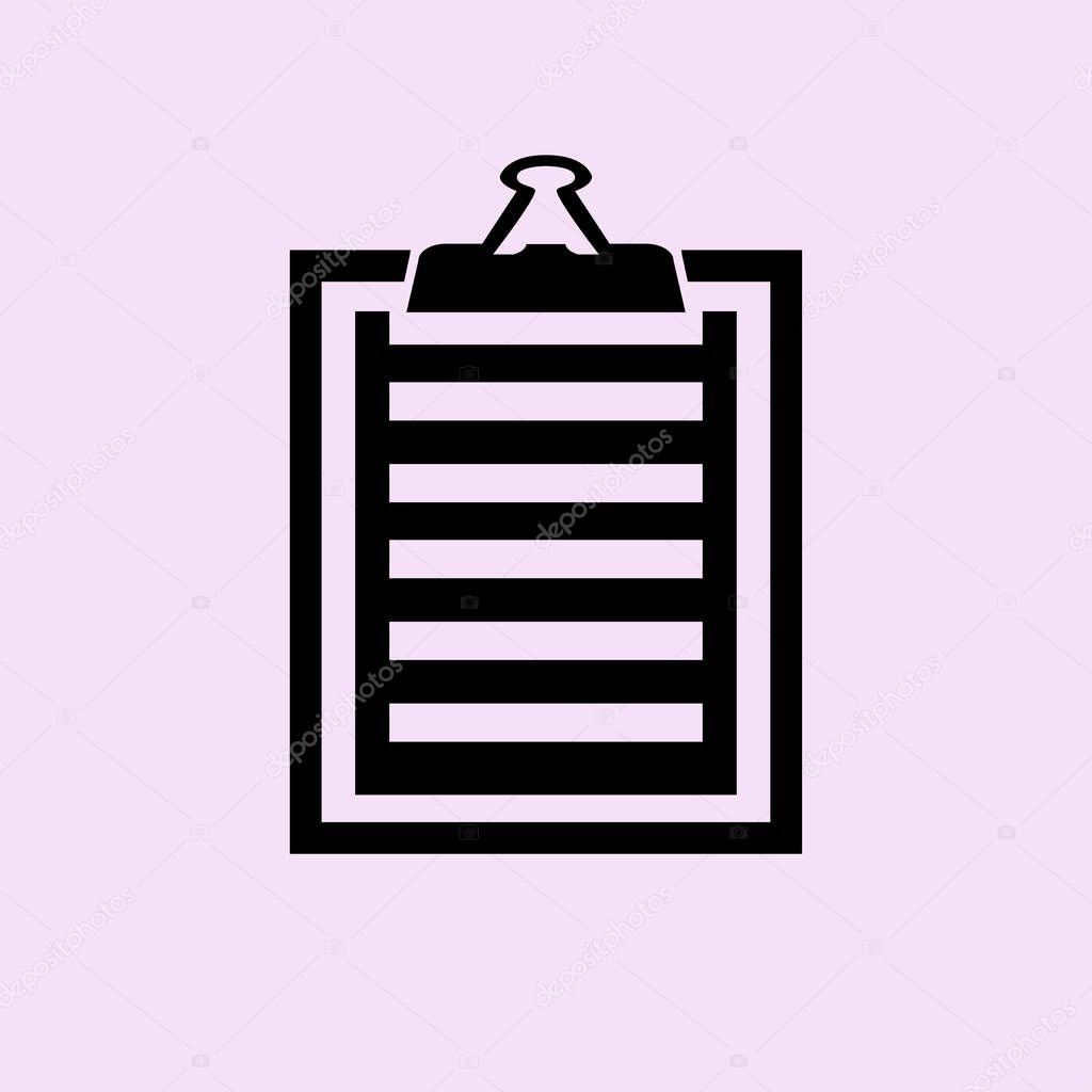 clipboard, list icon set
