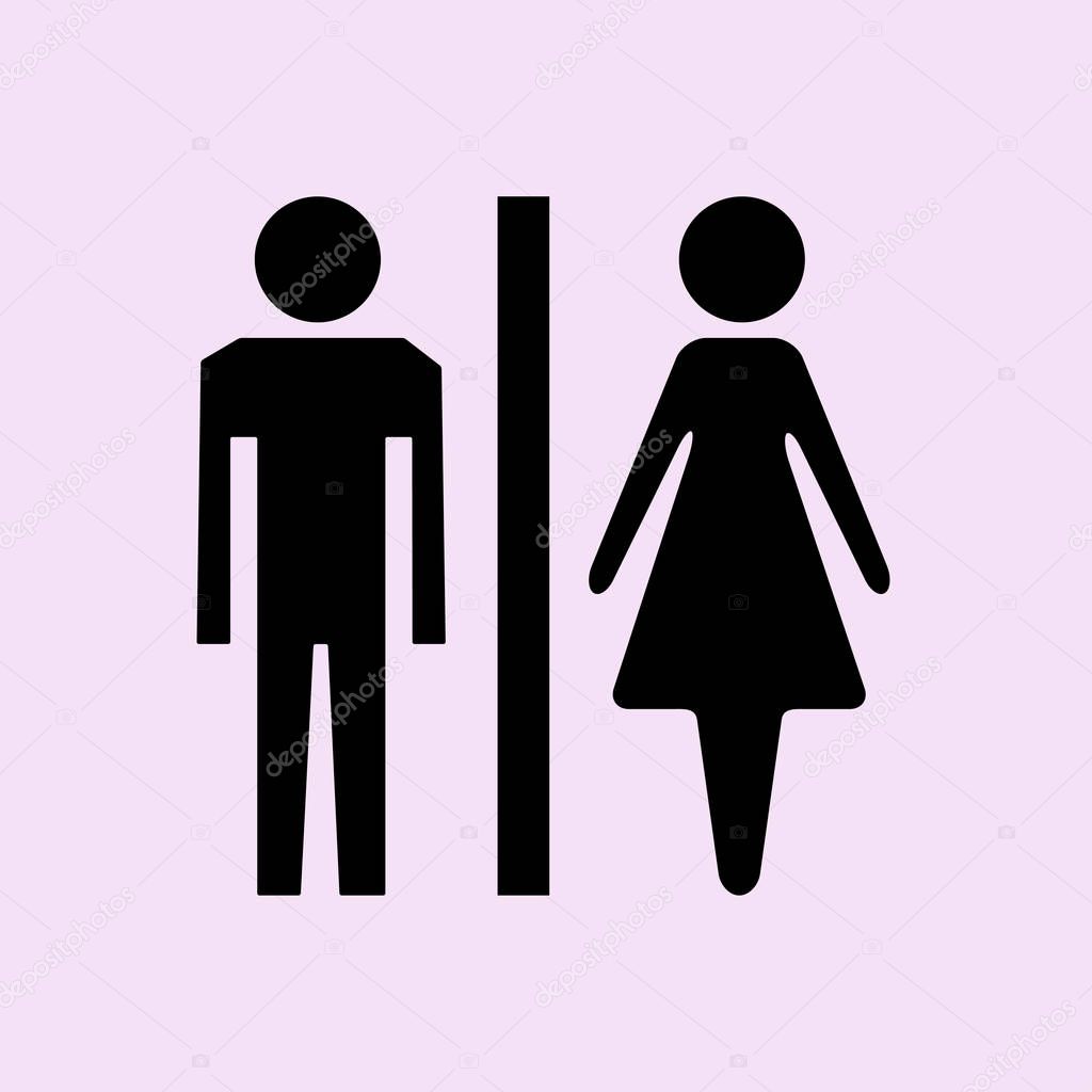 Male and female sign icons