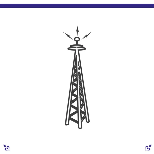 Cell Phone Tower icon — Stock Vector