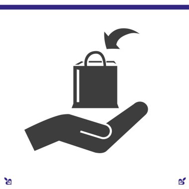 alışveriş çantası simgesi
