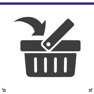 Alışveriş sepeti simgesi