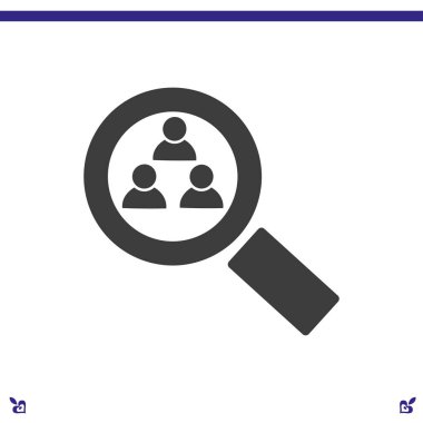 Büyütme cam simgesi