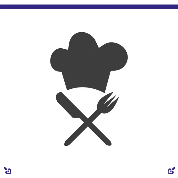 Icono web Cook — Vector de stock