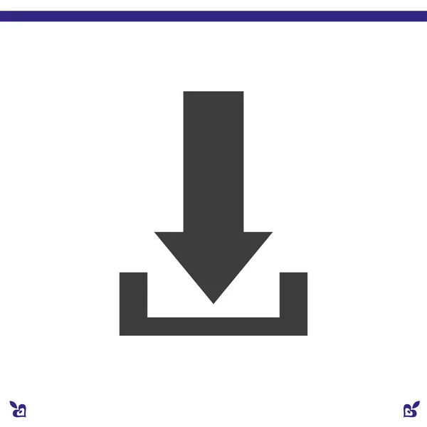 Het teken icon downloaden — Stockvector