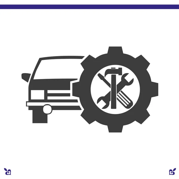 Auto-Reparatur-Symbol — Stockvektor
