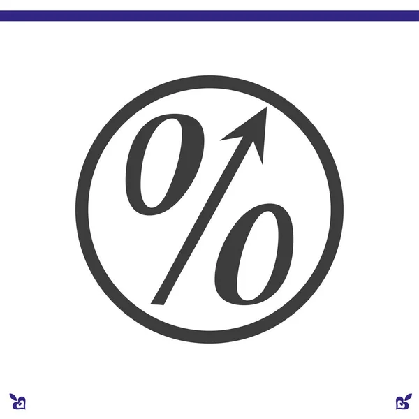 Porcentaje símbolo de venta — Vector de stock