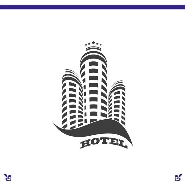 Icône appartement Hôtel — Image vectorielle
