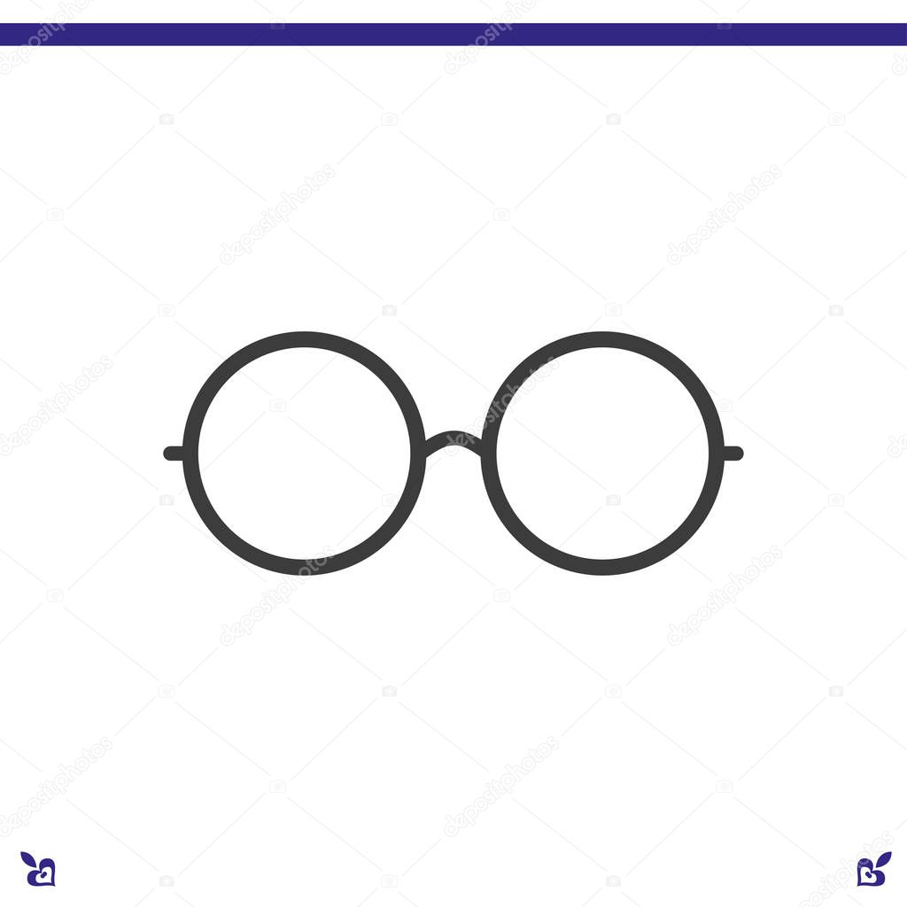 round glasses icon