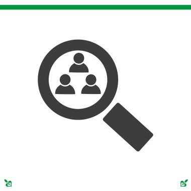 Büyütme cam simgesi