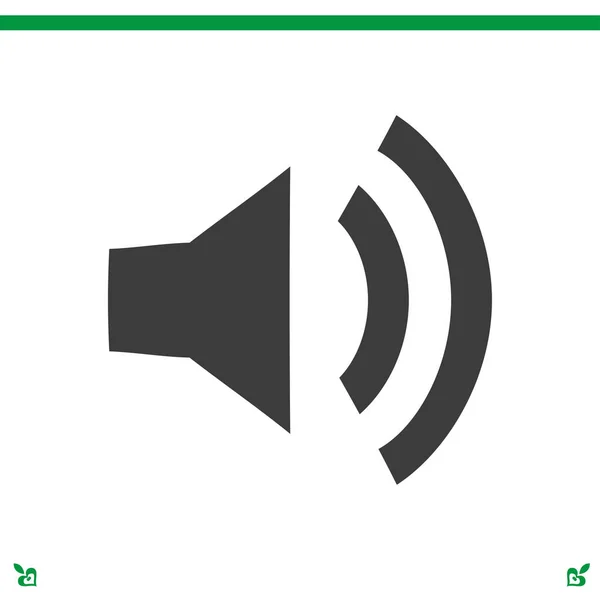 Speaker button icon — Stock Vector