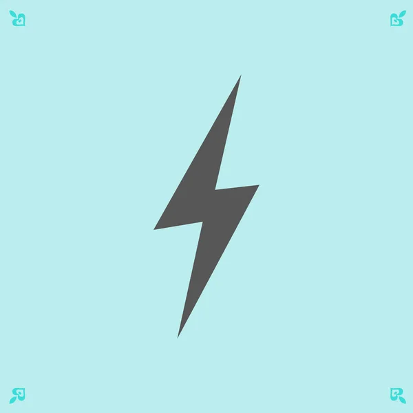 Lightning icon illustration — Stock Vector