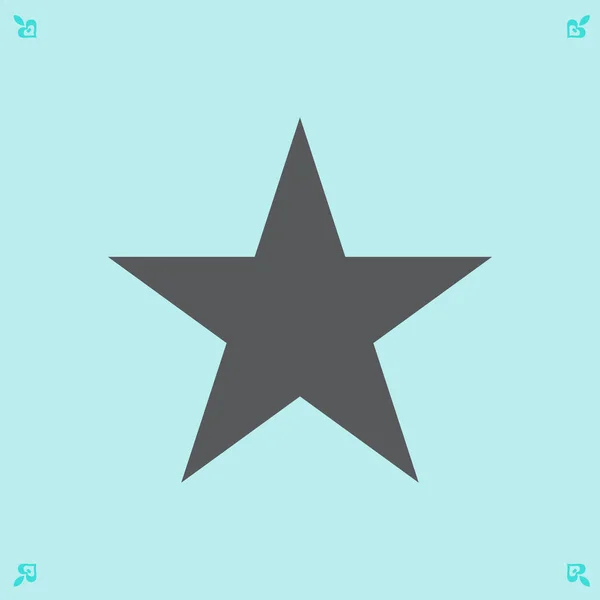 Ilustração ícone estrela — Vetor de Stock