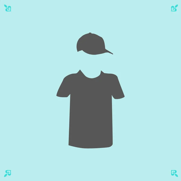 Tshirt ikon illustration — Stock vektor