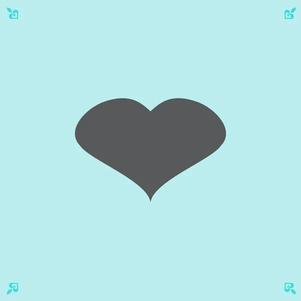 Hjärta ikon illustration — Stock vektor