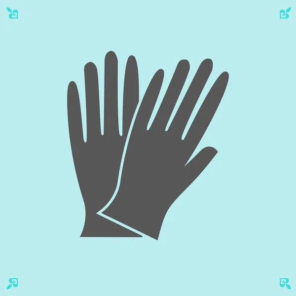 Pracovní rukavice con — Stockový vektor