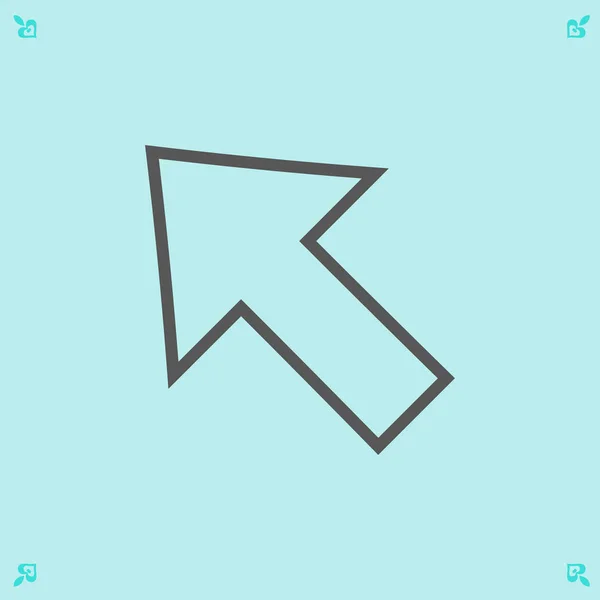 Illustration  arrow icon — Stock Vector