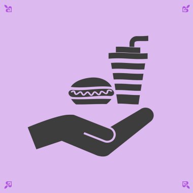 Sosisli ve içki simgesi