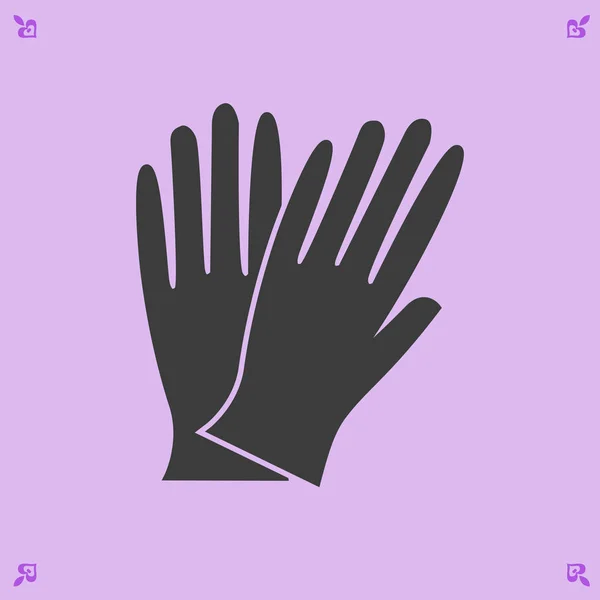 Work gloves  con — Stock Vector