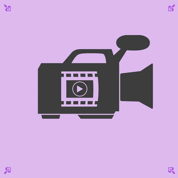 Значок відеокамери — стоковий вектор