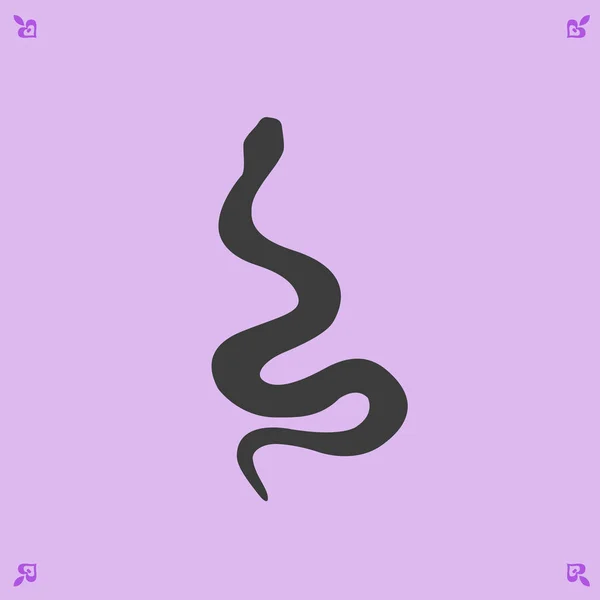 Ilustração ícone da serpente —  Vetores de Stock