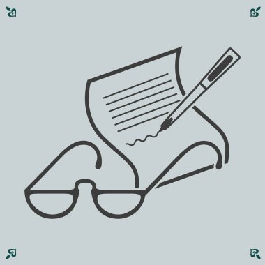 Gözlük simgesi simgesi