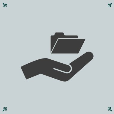 klasör simgesi illüstrasyon 