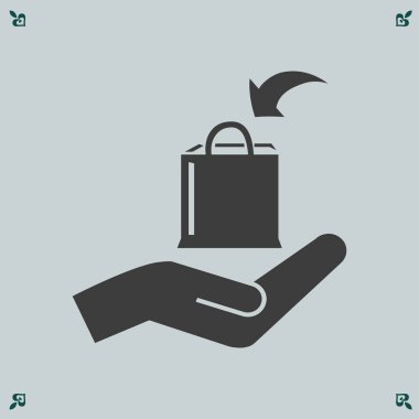 alışveriş çantası simgesi