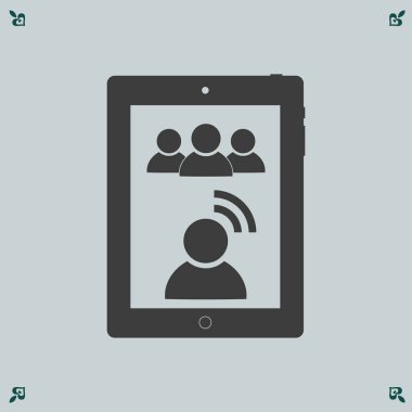 Video konferans simgesi