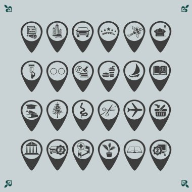 harita işaretçiler kümesi 
