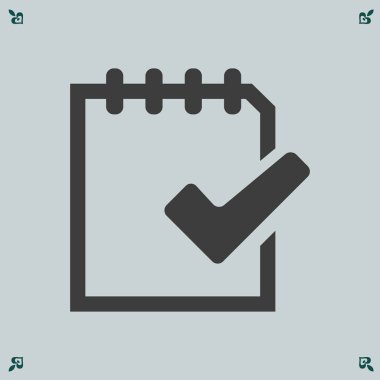 Belge simgesi illüstrasyon