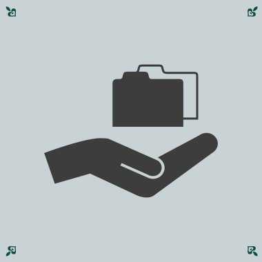 klasör simgesi illüstrasyon 