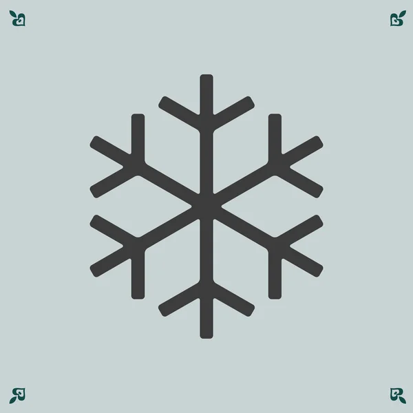 Εικονογράφηση εικόνα νιφάδα χιονιού — Διανυσματικό Αρχείο