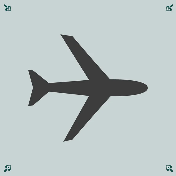 Illustrazione icona aereo — Vettoriale Stock