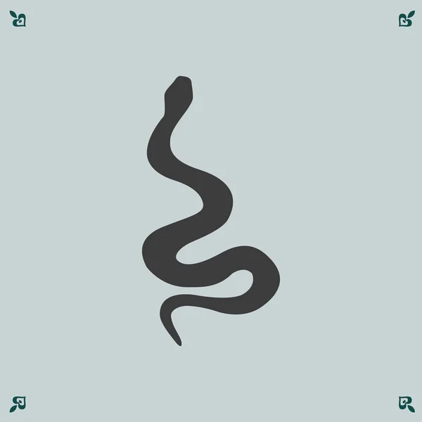 Illustration icône serpent — Image vectorielle