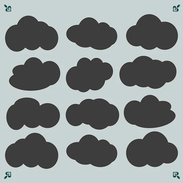 Cloud icon illustration — Stock Vector