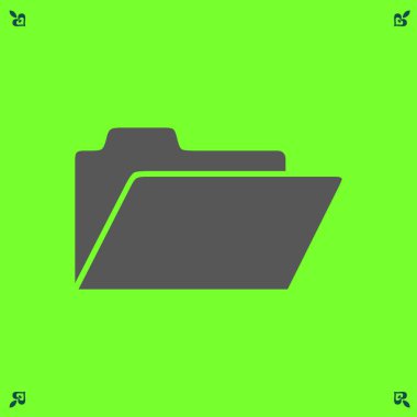 klasör simgesi illüstrasyon