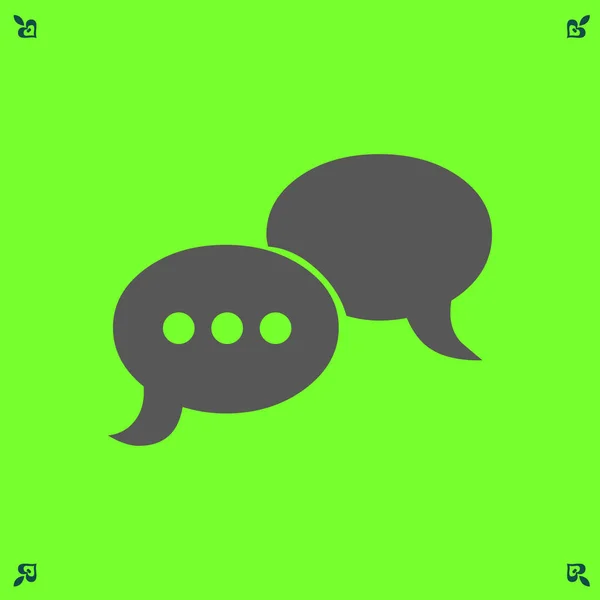 Conversation icon  illustration — Stock Vector
