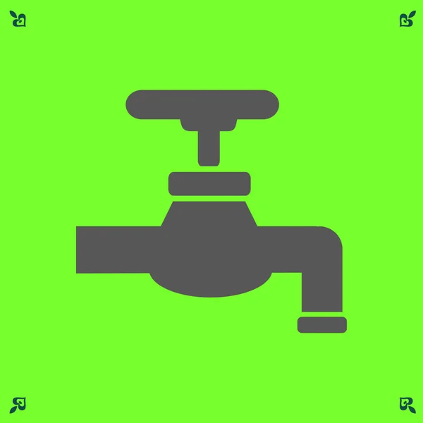 Icône de symbole robinet — Image vectorielle