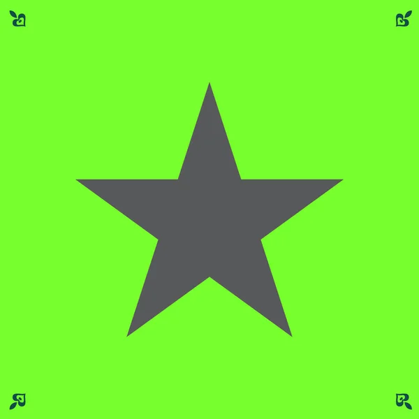 Иллюстрация значка звезды — стоковый вектор