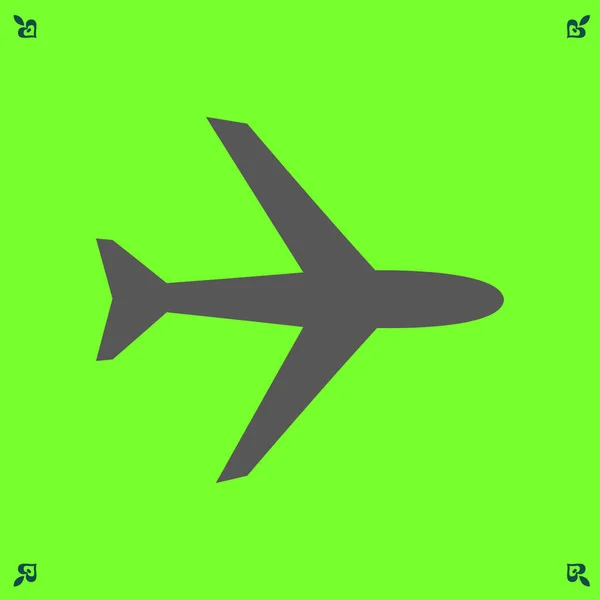 Εικονογράφηση εικόνα αεροπλάνο — Διανυσματικό Αρχείο