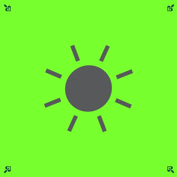 Ilustração do ícone do sol —  Vetores de Stock
