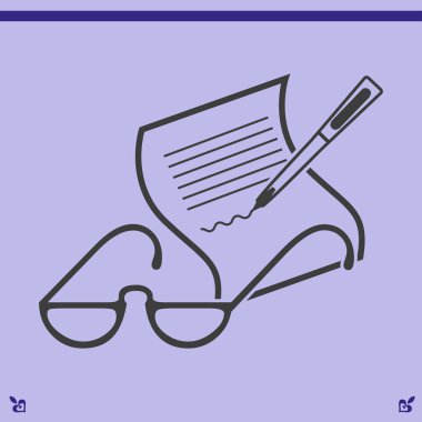 Gözlük simgesi simgesi