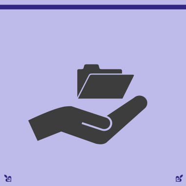 klasör simgesi illüstrasyon