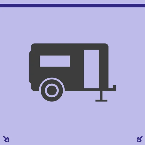 Rereation Vehicle Icon — стоковый вектор
