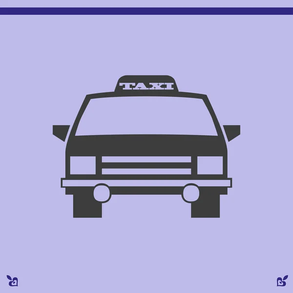 Taxi auto pictogram — Stockvector