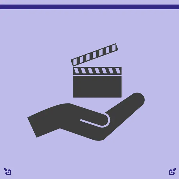 Signo de icono de vídeo — Vector de stock