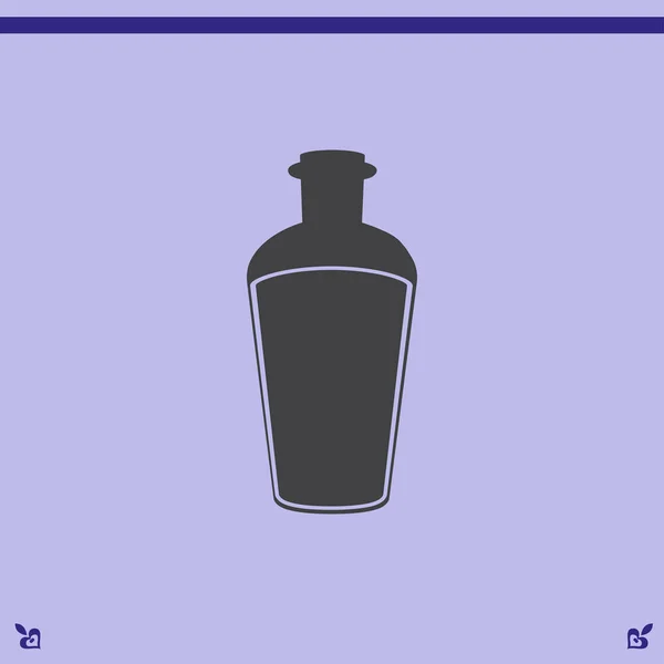 Fles pictogram illustratie — Stockvector